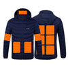 Dual Control 11 Heating Zones Heated Jacket for Women Men USB Electric Charging Heater Thermal Long Sleeve Cotton Winter Coat