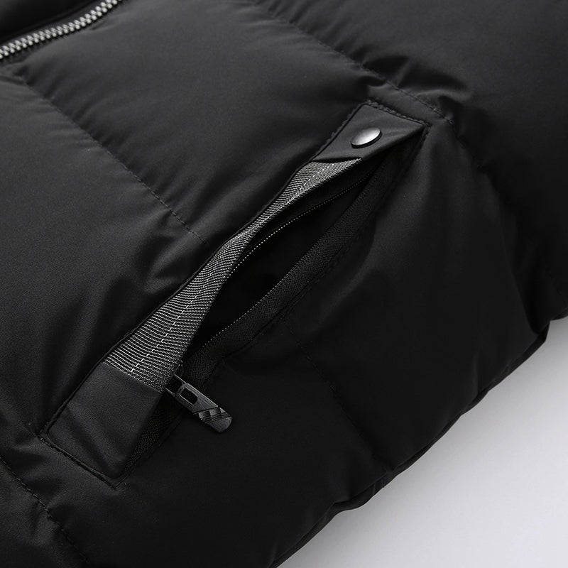 Intelligent Dual Control Unisex Heated Vest with Detachable Hood 11 Heating Zones USB Electric Warm Winter Sleeveless Zipper Waistcoat for Men Women
