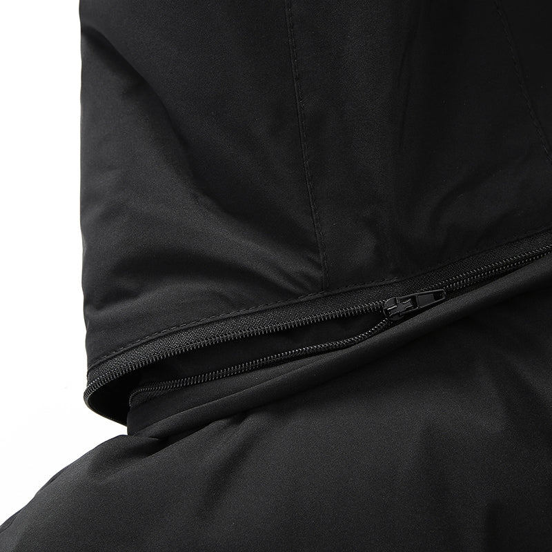Intelligent Dual Control Unisex Heated Vest with Detachable Hood 11 Heating Zones USB Electric Warm Winter Sleeveless Zipper Waistcoat for Men Women
