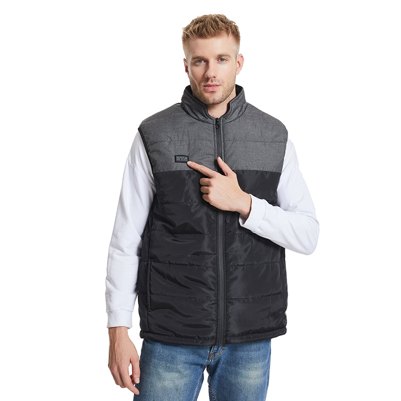Dual Control 11 Heating Areas Heated Vests for Men Women Motorcycle USB Rechargeable Electric Thermal Waistcoat with Zipper
