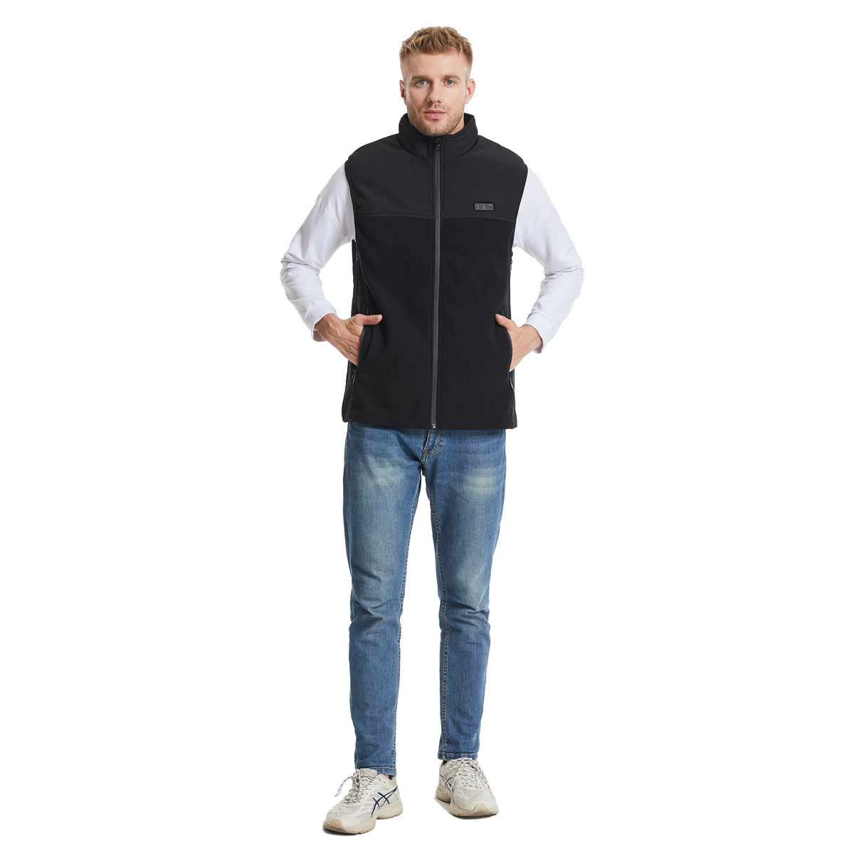 Adjustable Heated Puffer Vest for Men Women 13 Heating Zones Rechargeable USB Heated Winter Waistcoat with Zipper Pockets