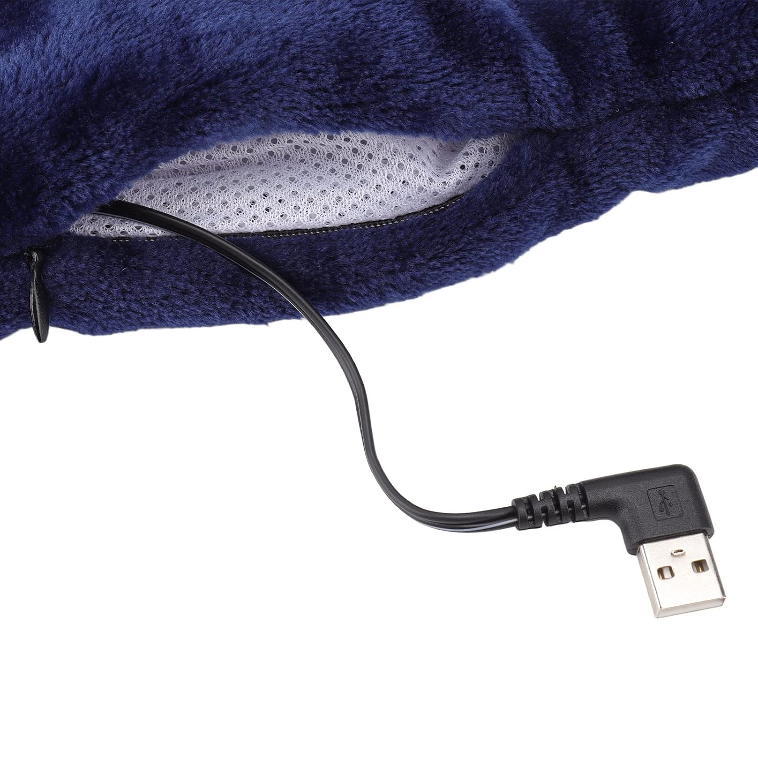 Unisex 80CM Heated Massaging Neck Warmer Scarf for Pain Soft USB Electric Heating Neck and Shoulder Heating Pad Neckerchief