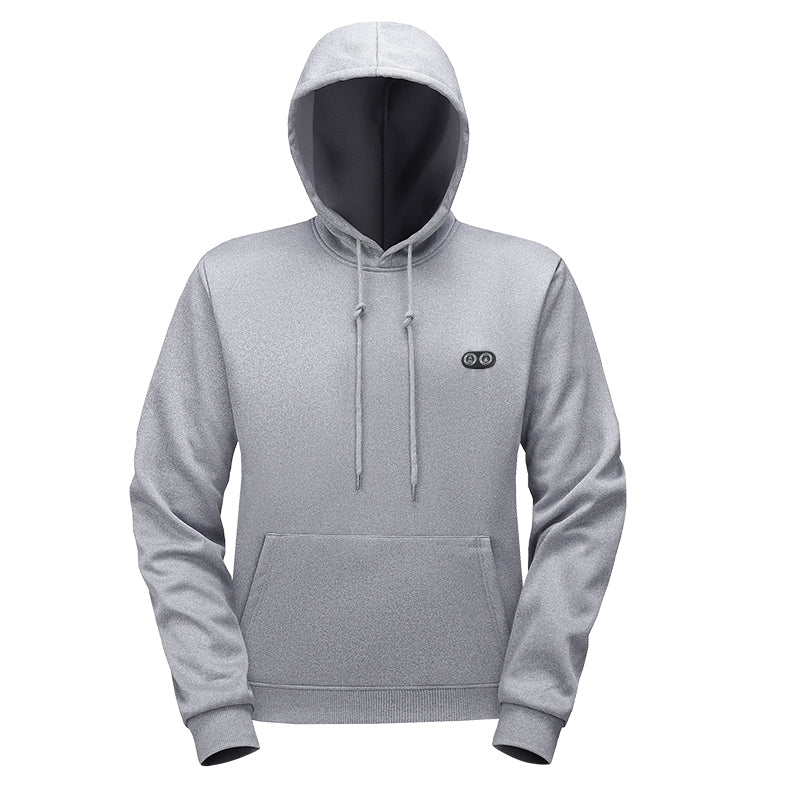 Electric Heated Hoodie for Men Women Dual Control 17 Areas Heating Fleece Lining Warm Hooded Sweatshirt