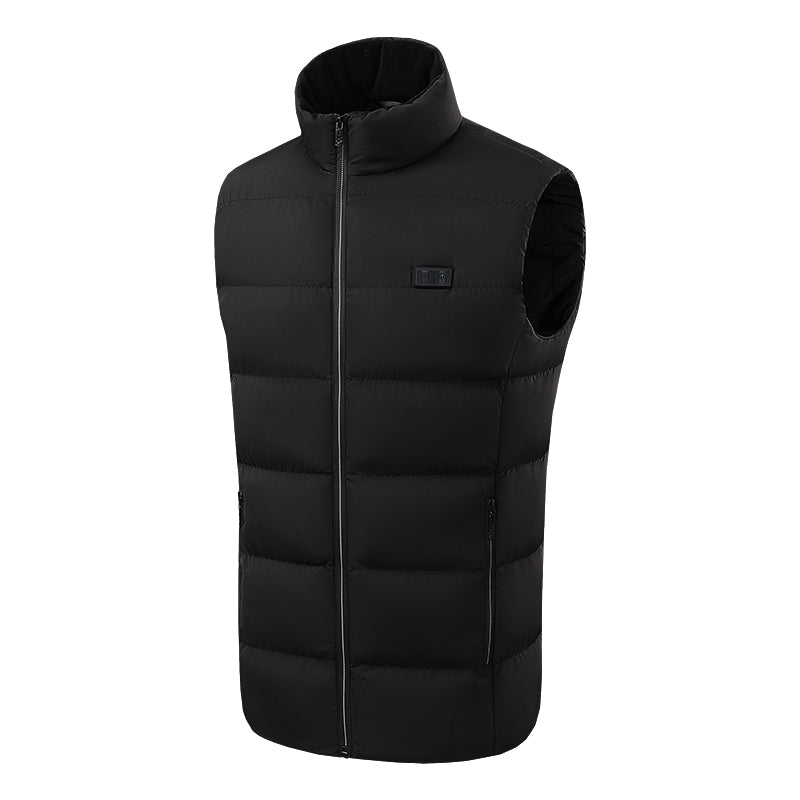 Dual Control 15 Carbon Fiber Heating Pads Thermal Vest for Women Men Heated Gilet 3 Heat Settings Electric USB Charging Heating Waistcoat