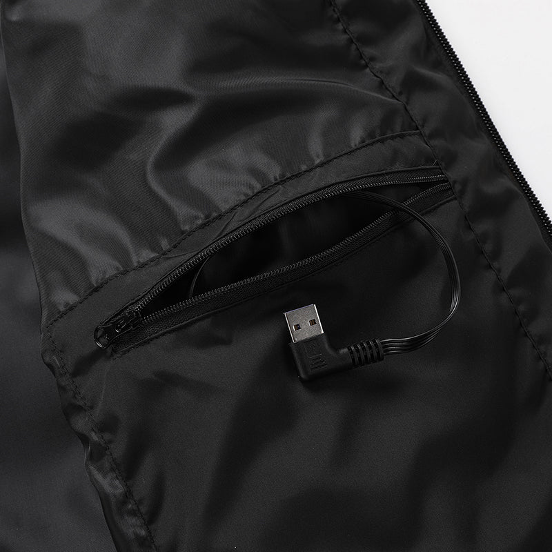 4 Control 26 Carbon Fiber Heating Pads Heated Gilet for Men Women 3 Heat Adjustable Electric USB Charging Winter Warm Heated Body Warmer