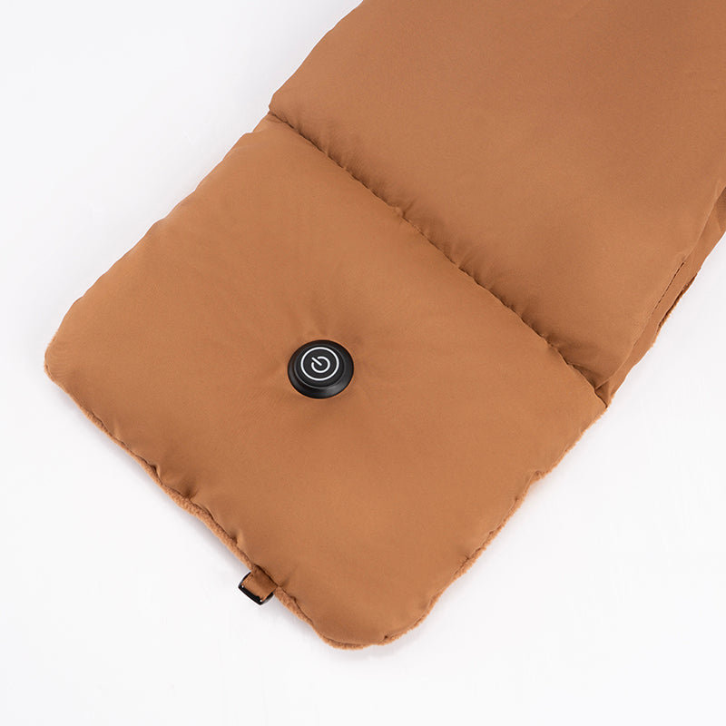 120X20CM Winter Smart USB Heated Neck Warmer Scarf for Women Men 3 Level Temperature Control Button Adjust Warm Hot Therapy Neck Heating Pad