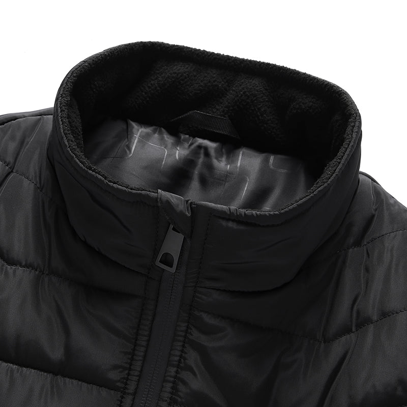 Smart Heated Warm Gilet for Men and Women Dual Control 11 Heating Zones Stand-up Collar Zip Up USB Electric Thermal Vest
