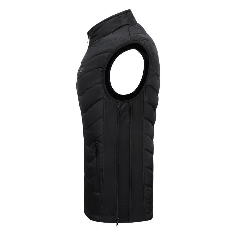 Smart Heated Warm Gilet for Men and Women Dual Control 11 Heating Zones Stand-up Collar Zip Up USB Electric Thermal Vest