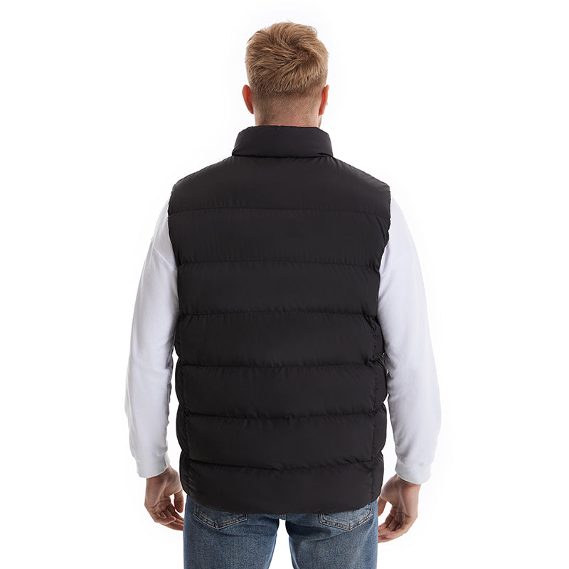 Dual Control 15 Carbon Fiber Heating Pads Thermal Vest for Women Men Heated Gilet 3 Heat Settings Electric USB Charging Heating Waistcoat