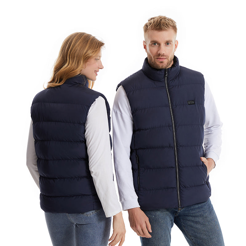 4 Control 26 Carbon Fiber Heating Pads Heated Gilet for Men Women 3 Heat Adjustable Electric USB Charging Winter Warm Heated Body Warmer