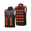 4 Control 26 Carbon Fiber Heating Pads Heated Gilet for Men Women 3 Heat Adjustable Electric USB Charging Winter Warm Heated Body Warmer