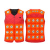 35 Heating Areas Heated Vest for Women Men with 3 Adjustable Temperature Electric USB Rechargeable Winter Thermal V-Neck Gilet