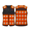 35 Heating Areas Heated Vest for Women Men with 3 Adjustable Temperature Electric USB Rechargeable Winter Thermal V-Neck Gilet