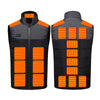 4 Control 21 Heating Areas Heated Vests for Couple Women Men USB Electric Heated Jacket with 3 Heating Levels Heated Waistcoat with Zipper