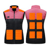 Dual Control 11 Heating Areas Heated Vests for Men Women Motorcycle USB Rechargeable Electric Thermal Waistcoat with Zipper